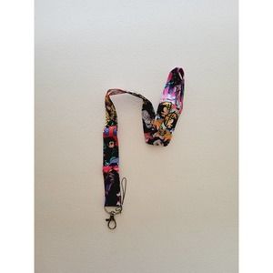 Japanese Anime Demon Slayer Kimetsu no Yaiba Characters Purple Lanyard & Clip